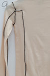 BASERANGE Long Sleeve T-Shirt TTML Collection Ribbed Cotton Portugal BAS-TTML-RB-SU24-KANO PINK